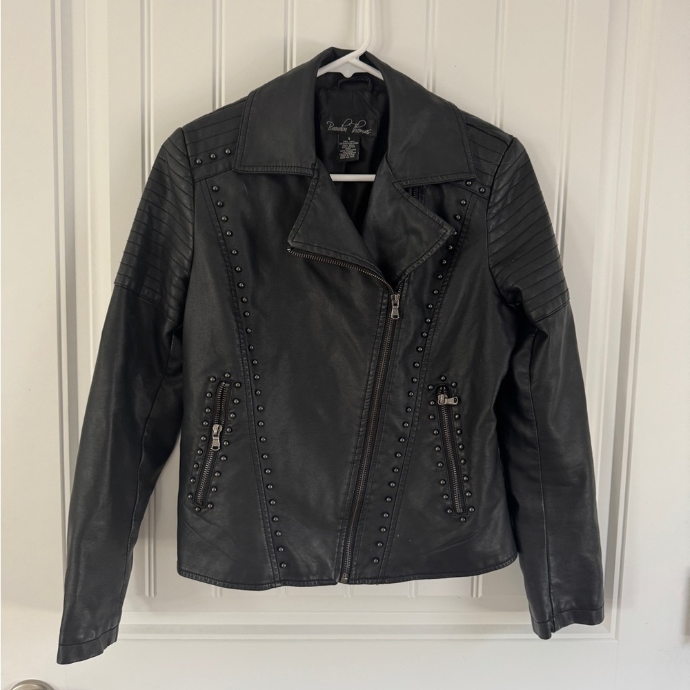 Black Studded Women's Jacket